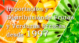 Importacion y distribucion de frutas y verduras frescas.